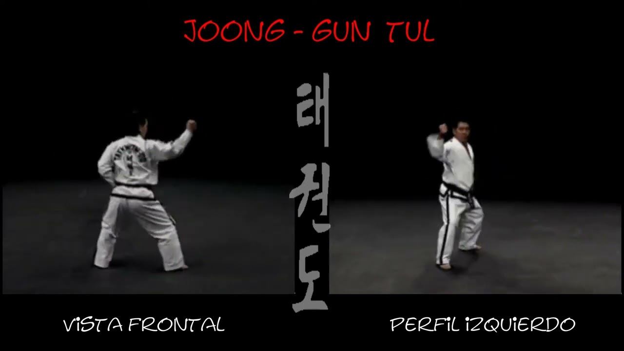 Джун Гун видео тхэквондо туль на красный пояс, 2 гып, хьенг 32 движения, комплекс Joon Gun смотреть онлайн