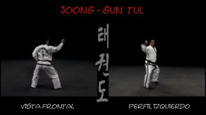 Джун Гун видео тхэквондо туль на красный пояс, 2 гып, хьенг 32 движения, комплекс Joon Gun