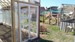 Выписали из больницы. Установили красивую вытяжку на трубу. Огородные работы.