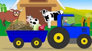 Мультик для малышей про животных. Дикие и домашние животные. Все серии подряд (Сборник)