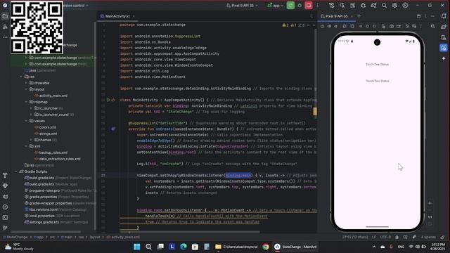 Video showcasing the operation and testing of the Multi-Touch android application example смотреть онлайн