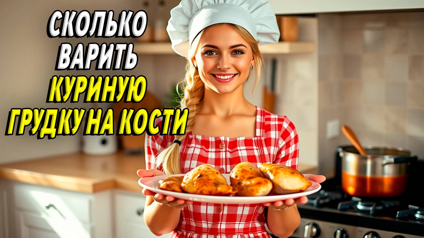 Сколько варить куриную грудку на кости