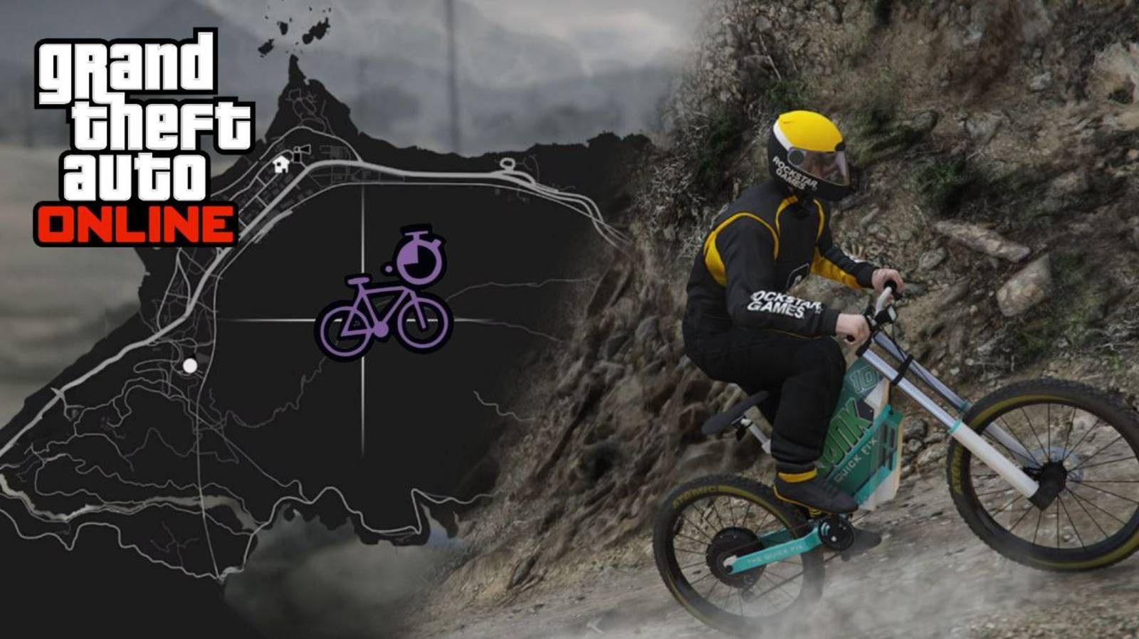 Велогонка на время гора Чилиад в GTA Online смотреть онлайн
