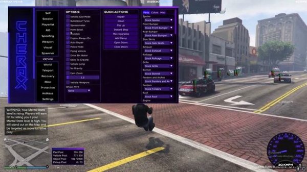 GTA 5 Cherax mod menu PC