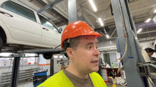 Состояние подвески «Асоми» на Весте после морозов смотреть онлайн