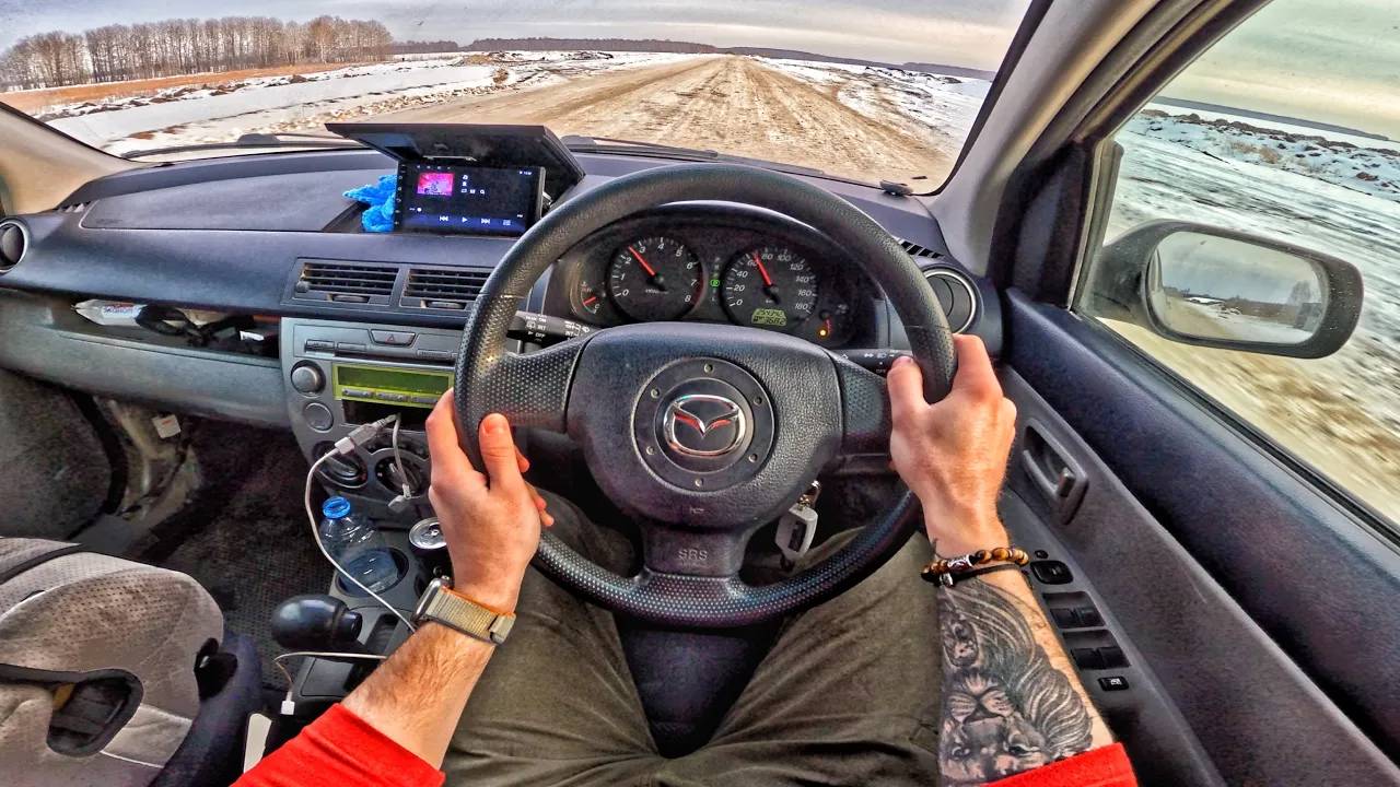 2003 Mazda Demio 1.3 AT - ТЕСТ-ДРАЙВ ОТ ПЕРВОГО ЛИЦА