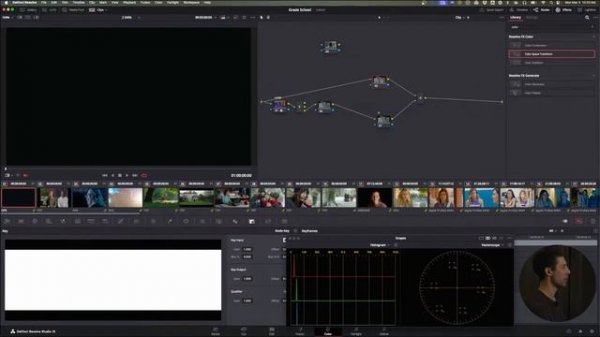 Подробно о работе с нодами в Davinci Resolve