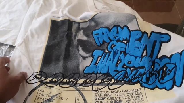Cactus Jack For FRAGMENT Manifest Tee. смотреть онлайн