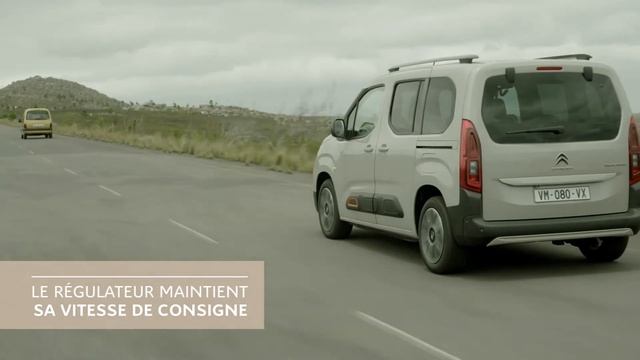 Nouveau Citroën Berlingo : Régulateur de vitesse adaptatif, avec ou sans fonction stop смотреть онлайн
