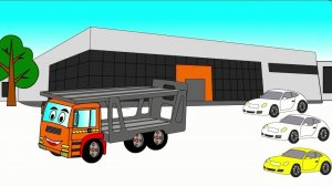 Мультик про Автовоз. Мультфильм - Раскраска для малышей. Автовоз