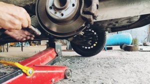 Замена пружин в задней балке. Опель Астра Opel Astra