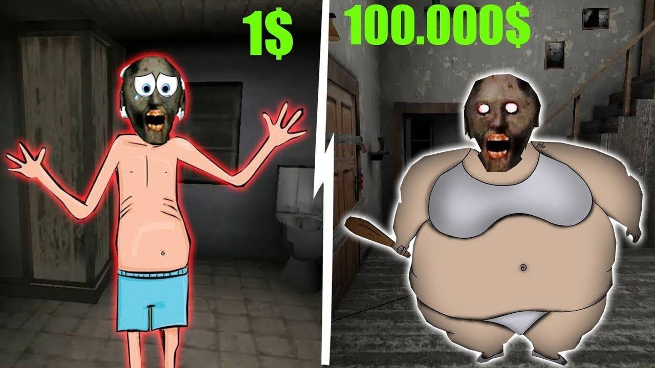 ХУДАЯ БАБКА ГРЕННИ ЗА 1$ ПРОТИВ ТОЛСТОЙ БАБКИ ГРЕННИ ЗА 1000000$ В МАЙНКРАФТ ТРОЛЛИНГ GRANNY смотреть онлайн