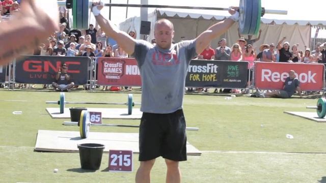 CrossFit Games Regionals 2012 - Danny Nichols Snatch Ladder смотреть онлайн