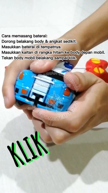 RC Mobil Polisi Cute Car | Jual Mainan Anak Mobil Polisi Mini Cooper