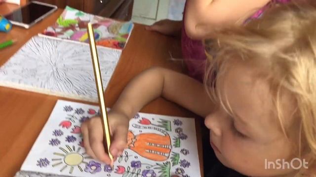 Творческие выходные #7|Раскраски антистресс|Двоюродные сестрички|Валерия Арт