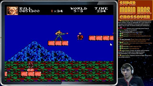 ..SMB+Contra+Castlevania = SMB Crossover, HARD.. [ReUpload'20, 60 FPS] смотреть онлайн