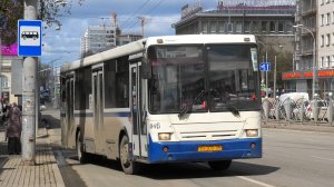 Автобус НефАЗ-5299-20-32 борт. №1846 маршрут №61 на остановке "Проспект Ленина"