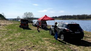 Выезд на природу с домами на колесах! Открытие сезона 2025, аномально теплый апрель!