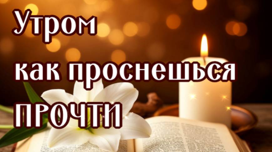 УТРОМ КАК ПРОСНЕШЬСЯ ПРОЧТИ смотреть онлайн