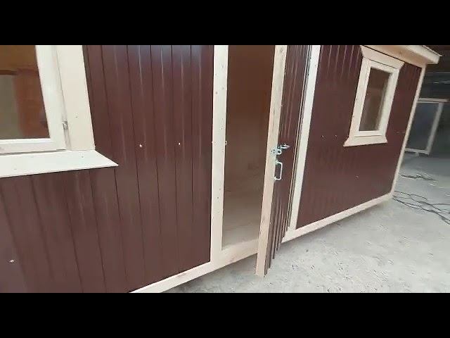 бытовка 6х2.3 распашонка без перегородок, отделка снаружи профлист, внутри вагонка смотреть онлайн