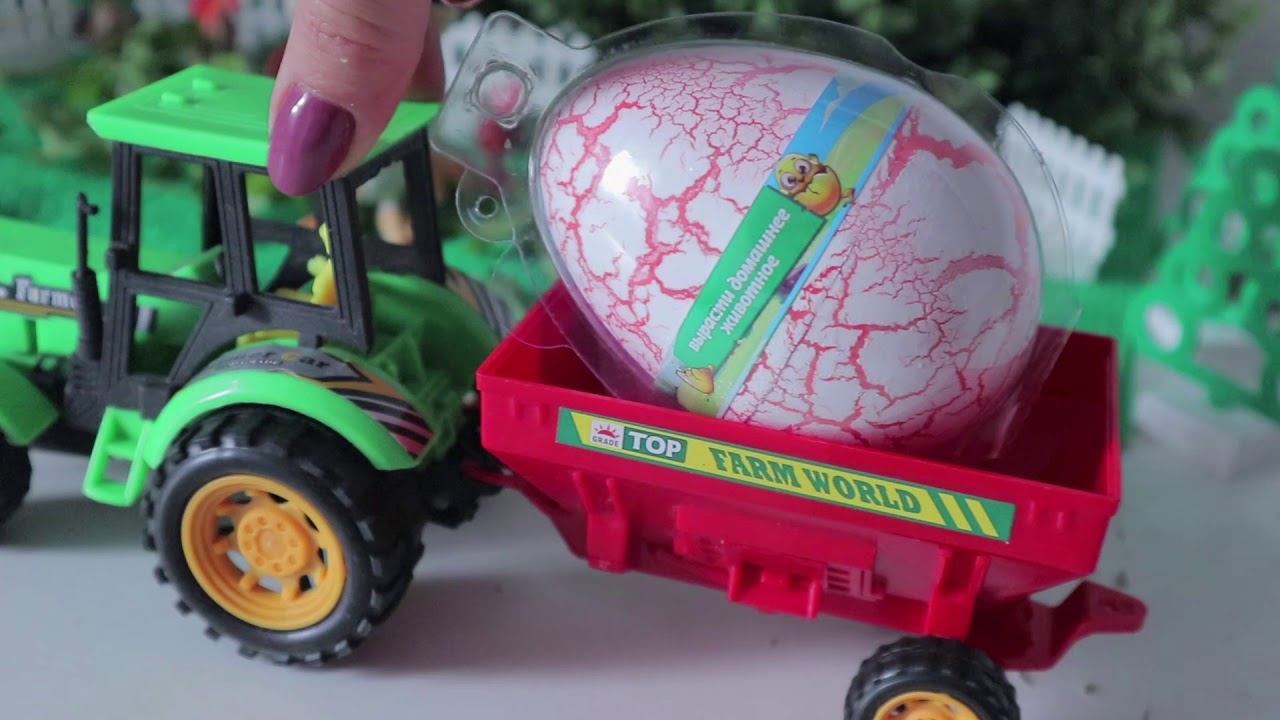 Видео с игрушками. Буба на ферме. Выращиваем домашнее животное смотреть онлайн