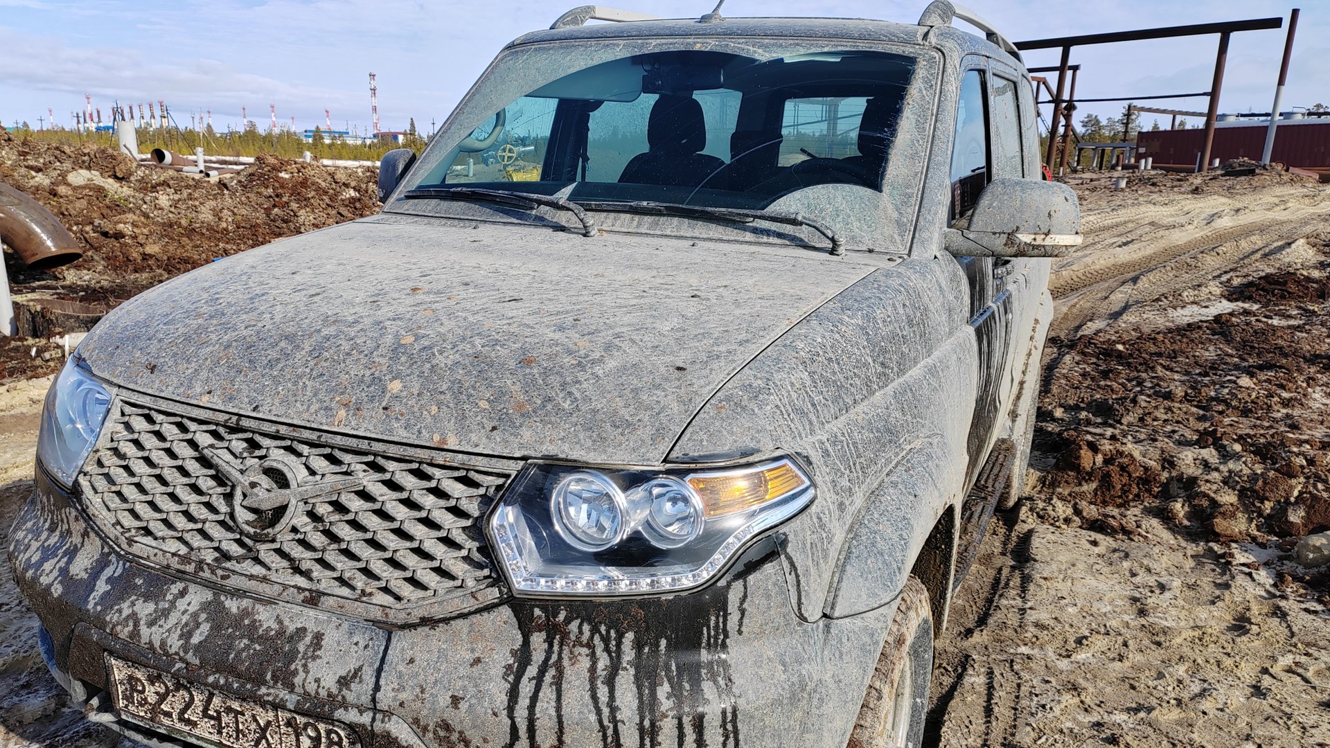 Уаз патриот закусывает руль