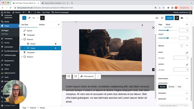 How to use the popover block in Greyd.Suite смотреть онлайн