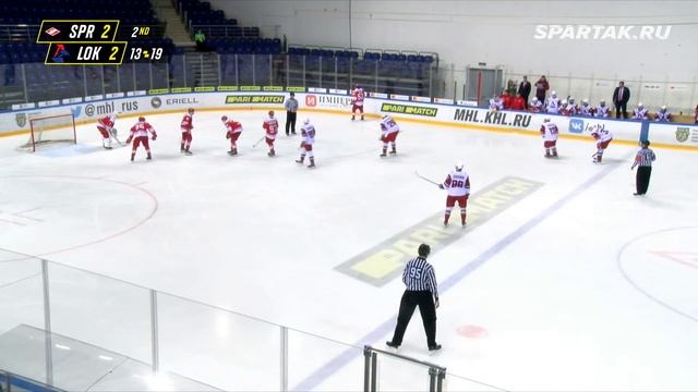 МХЛ. МХК «Спартак» - «Локо» 2:4