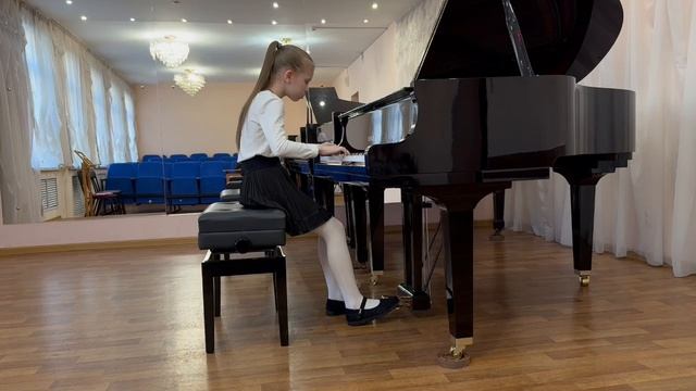 Кемерово, ЦДШИ, Козлова Алиса 3 кл., 9 лет - О. Геталова "Весёлая прогулка" смотреть онлайн