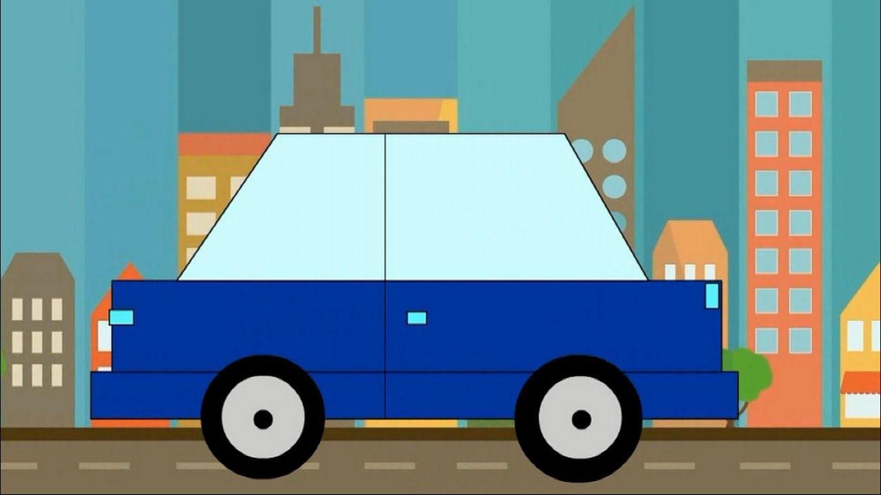 Мультик для малышей про машинки и геометрические фигуры смотреть онлайн