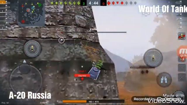 รถถังพิฆาตรัสเซีย A20 World of Tank смотреть онлайн