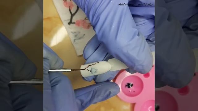 МК Хлопок акварелью