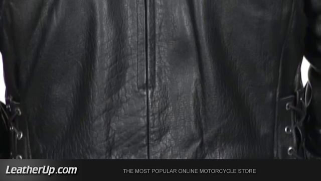 XS588 Xelement Armored Leather Motorcycle Jacket at LeatherUp.com смотреть онлайн