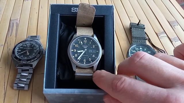 Seiko NEW Fieldwatch- крутые олдскул милитари часы Ref.SRPG35K1
