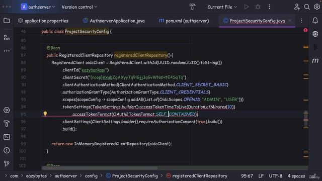169 Creating Client Credentials inside Spring Auth Server for API-API invocation смотреть онлайн