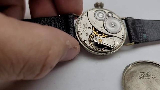 Epic 1933 ELGIN Model 462 WW2 TRENCH WATCH - Runs! Original Lizard Band? :O смотреть онлайн