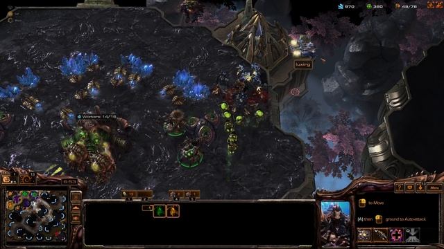 Starcraft 2 - 3v3 Online Gameplay смотреть онлайн