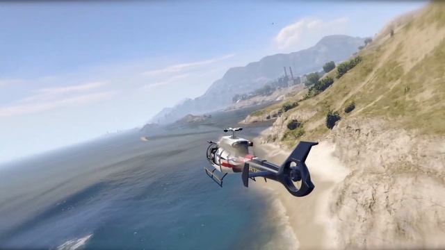 GTA V - LSPD Frogger Helicopter Black and White 4 0 0 _REVIEW смотреть онлайн