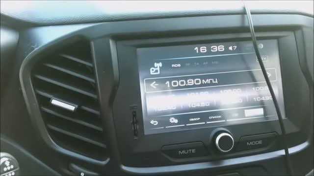 Лада Веста (LadaVesta).Проблема с радио, как искать станцию в ручную смотреть онлайн