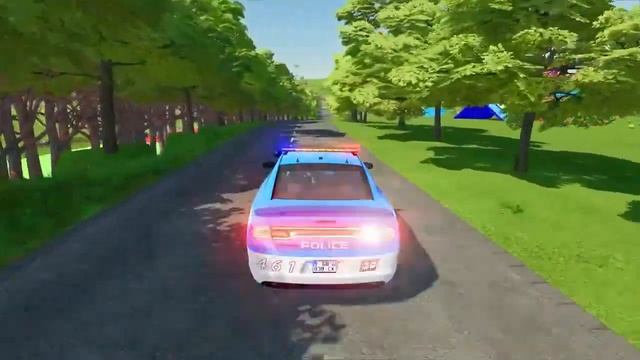 CHEVROLET, DODGE, DACIA, AUDI, VOLKSWAGEN ALL POLICE CARS TRANSPORTING WITH TRUCKS! FS22# смотреть онлайн
