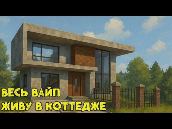 ВЕСЬ ВАЙП ЖИВУ В КОТТЕДЖЕ .САМЫЙ ЛАМПОВЫЙ СЕРВЕР в РАСТ ДЛЯ РАБОТЯГ / RUST.