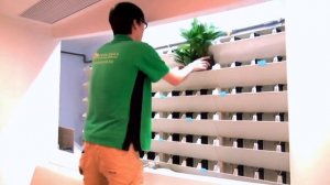 Настенный профиль HF Rack Zink для монтажа фитомодулей HydroFalls