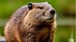 Сидим с бобром за столом...