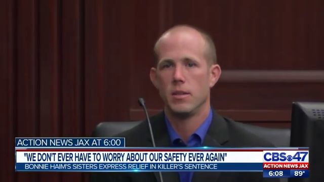 Bonnie Haim's family expresses relief in killer's sentence смотреть онлайн