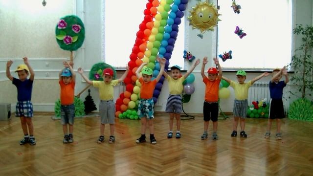 Детский танец РАДУЖНОЕ ЛЕТО смотреть онлайн