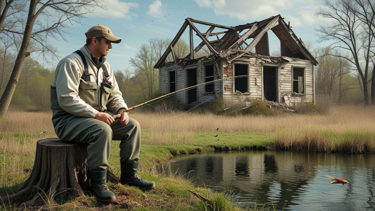 Рыбалка на лесном озере смотреть онлайн