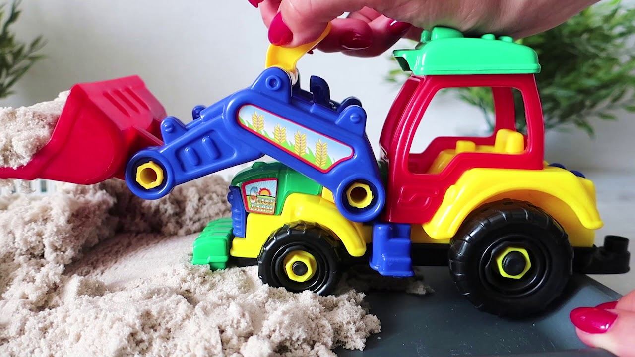 Мультики про трактора и грузовики. Все серии подряд. Игрушечные машины смотреть онлайн
