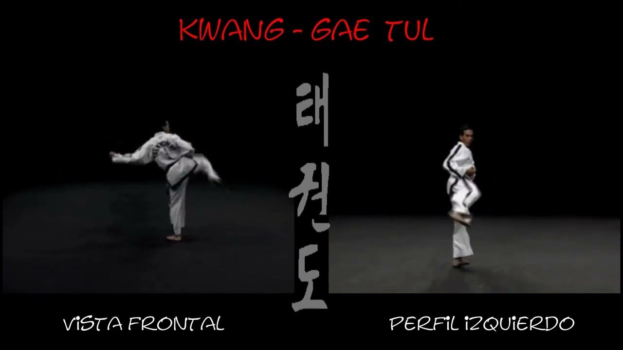 Кван Гэ видео в тхэквондо туль Черный пояс 1 Дан, хьенг 39 движений комплекс Kwang Gae Tul спорт смотреть онлайн