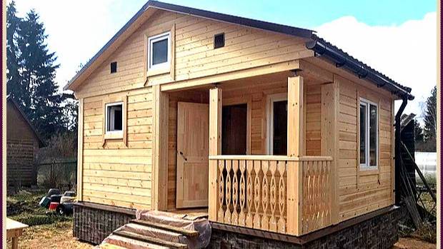 Баня - не беседка, за столом не разговор! Симпатичная и уютная баня по проекту Б-31 за 10 дней смотреть онлайн