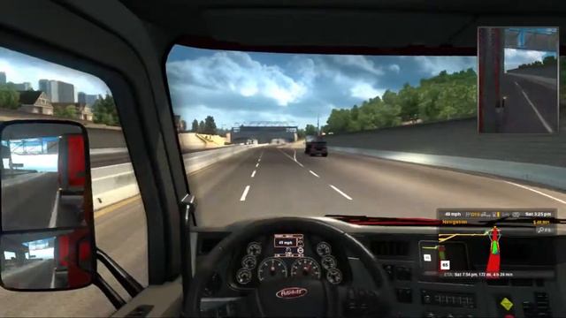 American Truck Simulator E34 Elko (NV) to Sacramento (CA) смотреть онлайн